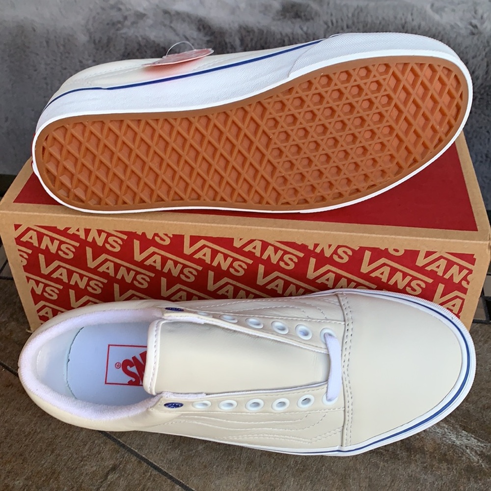 VANS OLD SKOOL BUTTER LEATHER True White/WMNS - Picture 7 of 16